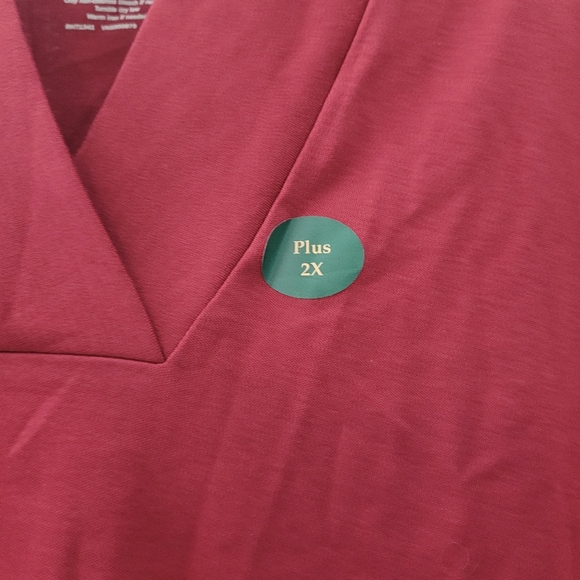 L.L. Bean 3/4 sleeved  cotton top - Picture 2 of 5